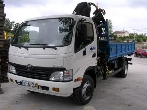 Carrinha com grua